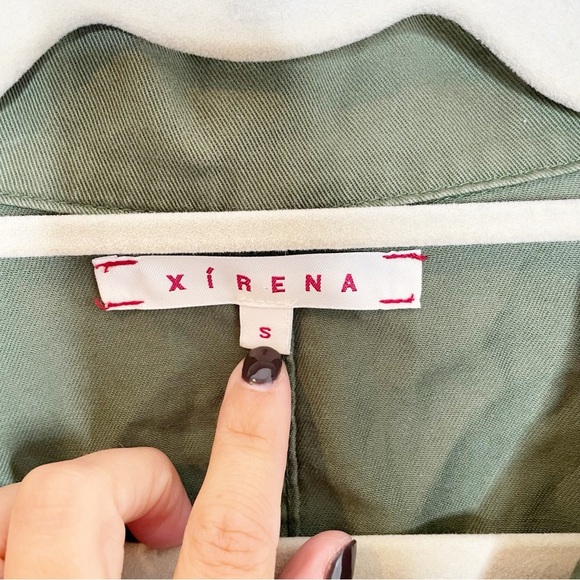 Xirena Hartley Utility Long Sleeve Romper Surplus Green Military Small - Picture 4 of 5
